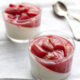 rhubarb panna cotta