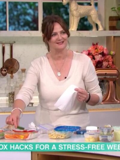 Justine Pattison in ITV This Morning Kitchen