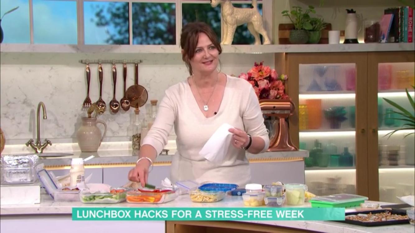 Justine Pattison in ITV This Morning Kitchen