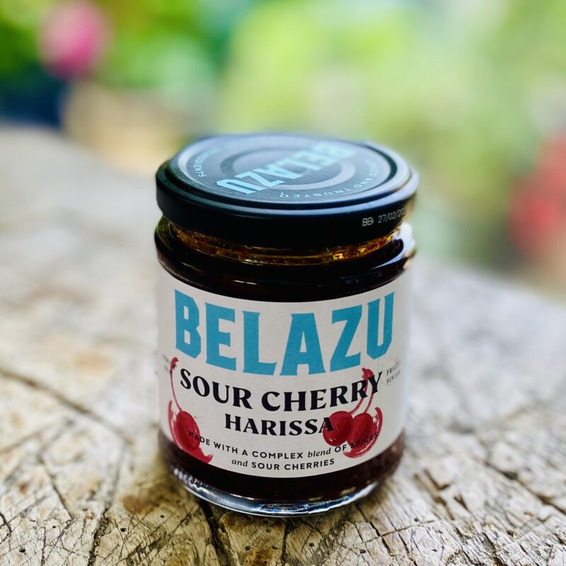 jar of Belazu sour cherry harissa